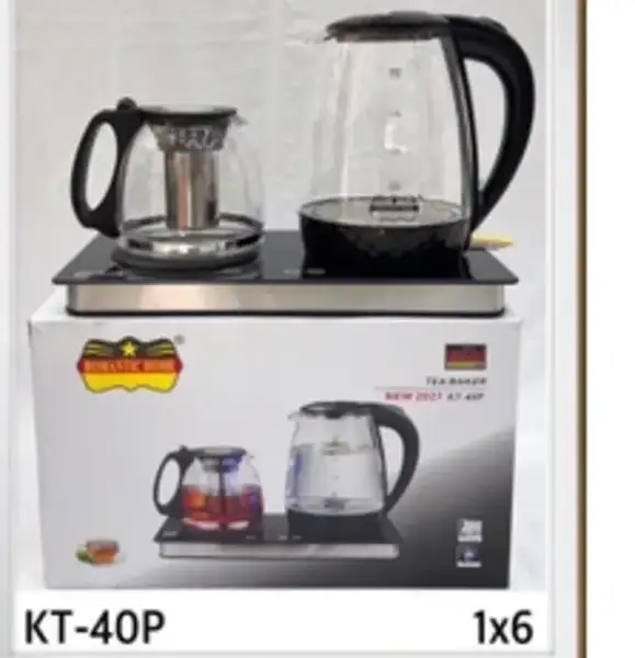 کتری برقی و چای ساز رمانتیک هوم KT40P