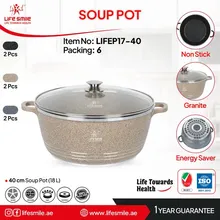 کالای جدیدقابلمه گرانیتی لایف اسمایل مدل LIFEP17سایز 24 gallery0