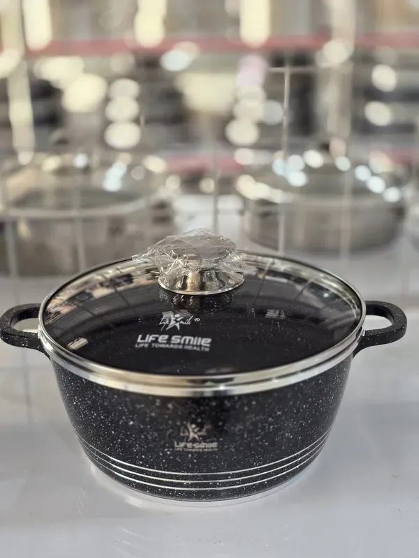 کالای جدیدقابلمه گرانیتی لایف اسمایل مدل LIFEP17سایز 24 gallery1