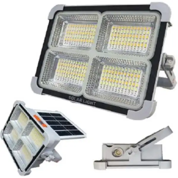 چراغ سیار پروژکتور شارژی خورشیدی 100 وات مدل Solar LED Light CC8013