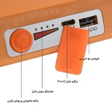 چراغ سیار پروژکتور شارژی خورشیدی مدل Solar LED Light CC8013 gallery2