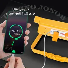 چراغ سیار پروژکتور شارژی خورشیدی مدل Solar LED Light CC8013 gallery5