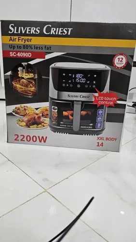 سرخ کن بدون روغن سیلورکرست SC6090D ظرفیت 14 لیتر 2200 وات